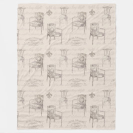 ダロックチェア フリースブランケット