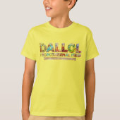 ダロル熱水場 エイリアンの風景 カラフル Tシャツ (正面)