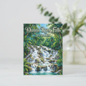 ダンの川の滝 ジャマイカ ポストカード (スタンド正面)