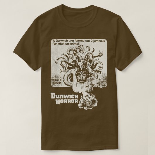 ダンウィッチ・ホラー 70年代カルトクラシックSF映画 Tシャツ (デザイン正面)