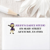 ダンカスタマイズスインストラクタージャズ先生スタジオ ラベル (インサイチュ)