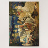 ダンカンによるシドニー・ケルトのリバイバル・アートのライダー ジグソーパズル (縦)