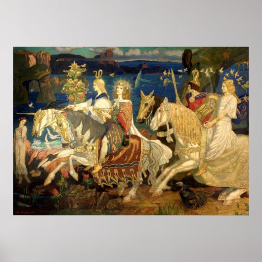 ダンカンによるシドニー・ケルトのリバイバル・アートのライダー ポスター (正面)