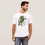 ダンカンのタータンチェックのユニコーン Tシャツ (正面フル)