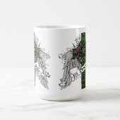 ダンカンのタータンチェックの十字 コーヒーマグカップ (中央)