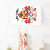 ダンカンの家紋の紋章付き外衣 横断幕 (インサイチュ)