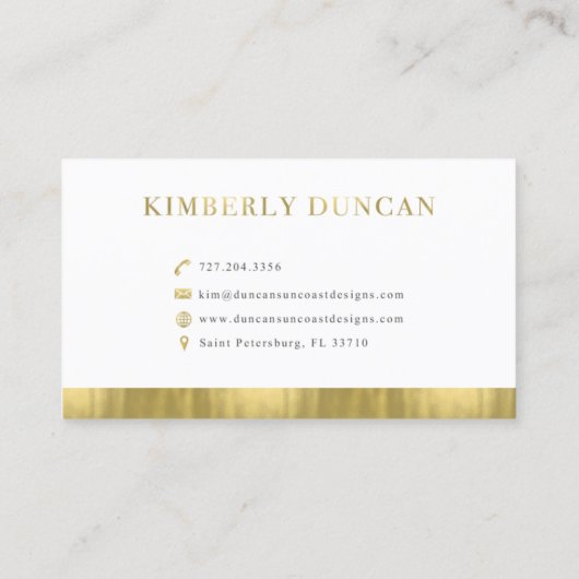 ダンカンサンコーストデザインカスタム編集不可デザイン 名刺 (裏面)