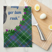 ダンカンスコットランド犬のキッチンタオル キッチンタオル (四つ折り)