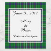 ダンカンスコティ結婚ッシュワインラベル ワインラベル (シングルラベル)