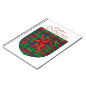 ダンカンタータンチェックスコティッシュプリッドライオンラパント ノートブック (左側)