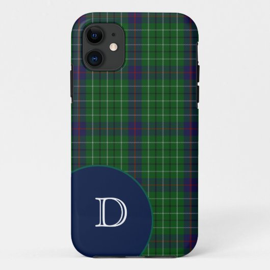 ダンカンタータンチェックプレイドモノグラムiPhone 5s ケース Case-Mate iPhoneケース (裏面)