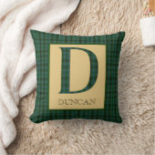ダンカンタータンチェックモノグラムD装飾用クッション クッション (ブランケット)