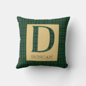 ダンカンタータンチェックモノグラムD装飾用クッション クッション (裏面)