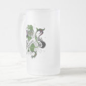 ダンカンタータンチェックライオン フロストグラスビールジョッキ (正面左)