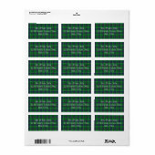 ダンカンタータンチェックラベル ラベル (フルシート)