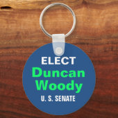 ダンカン木質キーチェーン キーホルダー (正面)