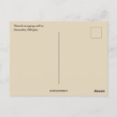 ダンカ運リア・エチオピアのラクダ塩 ポストカード (裏面)