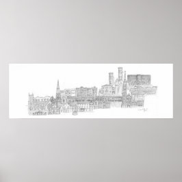 ダンガノンの街並み ポスター