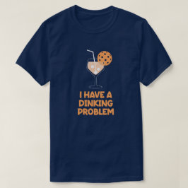 ダンキング問題持ち ピクルボール ユーモア Tシャツ