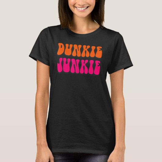 ダンキージャンキユニセックスーコーヒー1 Tシャツ (正面)