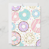 ダンクアンドドーナツ招待状プールパーティの招待状 招待状 (裏面)