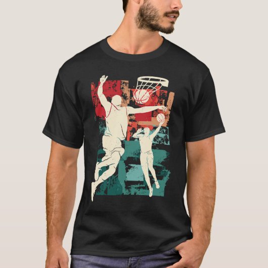 ダンクシュートバスケットボール Tシャツ (正面)
