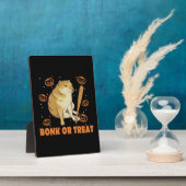 ダンクミームチェームハロウィンドッグ フォトプラーク (側面)