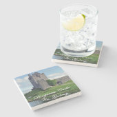 ダングアイア城、ケンバラ、ゴールウェイ。アイリッシュコースター。 ストーンコースター (横)