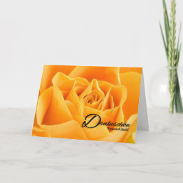 ダンケイエローローズド空白のイツ サンキューカード