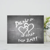 ダンケフュールdiese tolle Zeit auf einer Kreideterfel (スタンド正面)