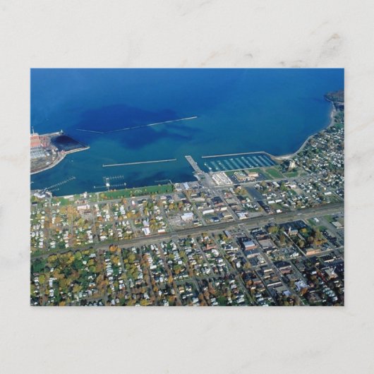 ダンケルク航空写真 ポストカード (正面)