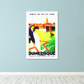 ダンケルク キャンバスプリント (インサイチュ (ウッドフロア))