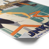 ダンケルク・フランスヴィンテージ旅行ポスター ポスター (角)