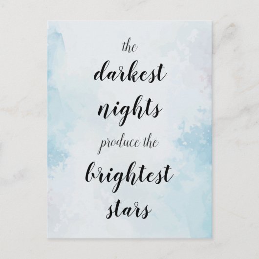 ダンケルストナクテプロジュジーレンダイヘルステンシュテルネ ポストカード (正面)