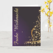 ダンケルビオレッツウェイナチスモティフミットウェインチスバウム カード (黄色い花)