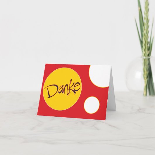 ダンケ サンキューカード (正面)