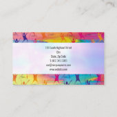 ダンサカラフルーズ&フィットネススタジオ 名刺 (裏面)