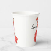 ダンサスペインのフラメンコ 紙コップ (右)