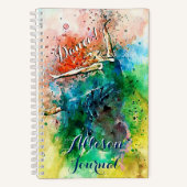 ダンサパーソナライズされたー ノートブック (正面)