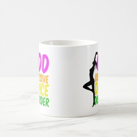 ダンサーおもしろい強迫性舞踊障害 コーヒーマグカップ (中央)