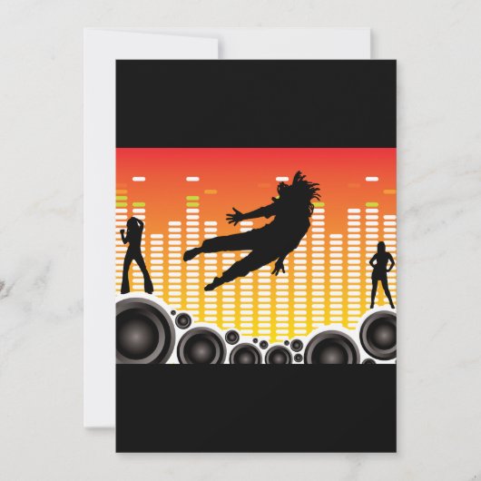 ダンサーおよびスピーカー招待状 招待状 (正面)