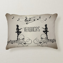 ダンサーおよび音楽個人名 アクセントクッション