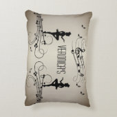 ダンサーおよび音楽個人名 アクセントクッション (裏面(縦))