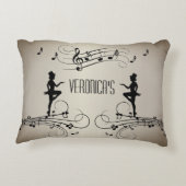 ダンサーおよび音楽個人名 アクセントクッション (裏面)