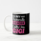 ダンサーお気に入りのからGigi Mothers Dayとおもしろい呼ばれる コーヒーマグカップ (左)