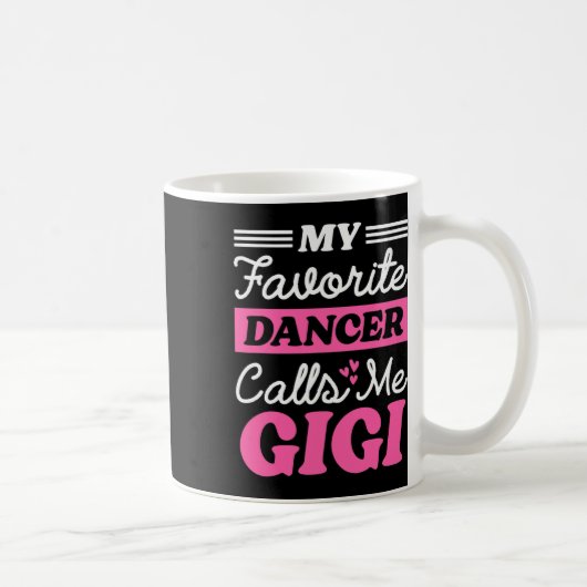 ダンサーお気に入りのからGigi Mothers Dayとおもしろい呼ばれる コーヒーマグカップ (右)