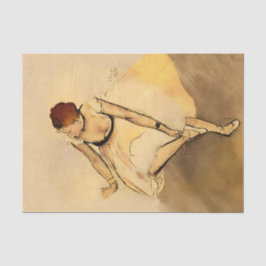 ダンサーがスリッパを調整, Degas Art 薄葉紙
