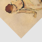 ダンサーがスリッパを調整, Degas Art 薄葉紙 (詳細)