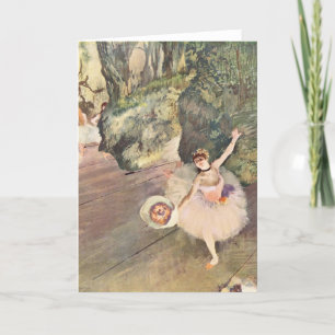 ダンサーが弓を取る – Edgar Degas - 1878 カード