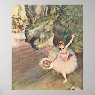 ダンサーが弓を取る – Edgar Degas - 1878 ポスター